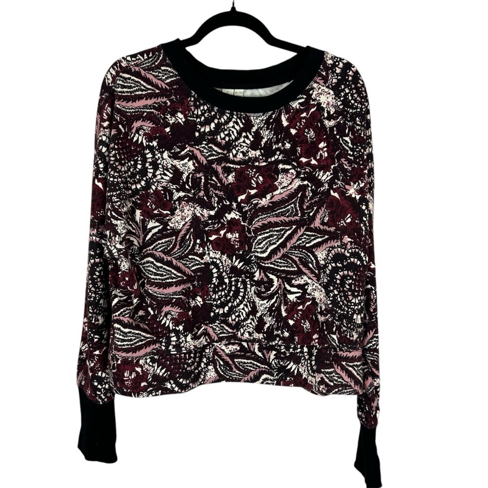 Joie Chic Floral Long Sleeve Shirt Size XL